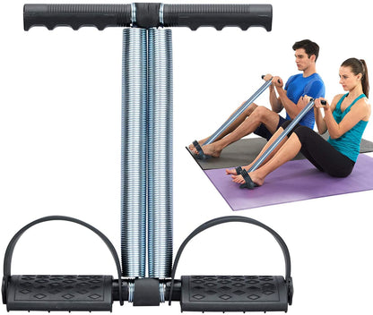 Elastic Sit Up Pull Rope Pedal Resistance Band Powerful Spring Drawstring Tummy Trimmer Equipment Portable Home Gym with Elastic Bodybuilding Fitness Slimming Training Exercise Bands