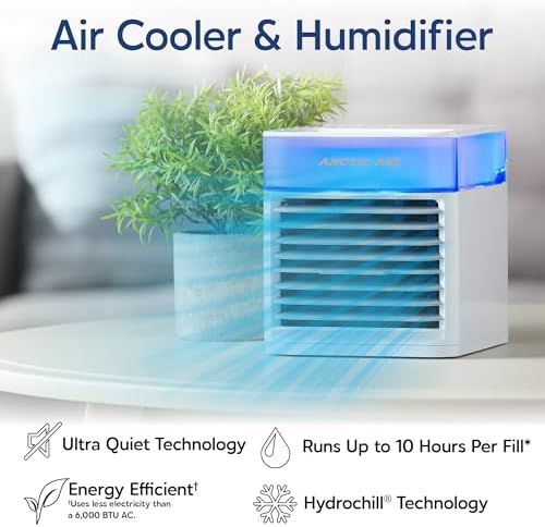 Arctic Air Ultra Evaporative Air Cooler By Ontel Portable 3 Speed Hydro Chill Technology With Cable Non Rechargeable