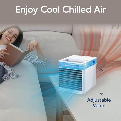 Arctic Air Ultra Evaporative Air Cooler By Ontel Portable 3 Speed Hydro Chill Technology With Cable Non Rechargeable