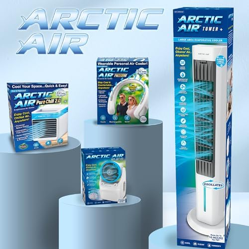 Arctic Air Ultra Evaporative Air Cooler By Ontel Portable 3 Speed Hydro Chill Technology With Cable Non Rechargeable